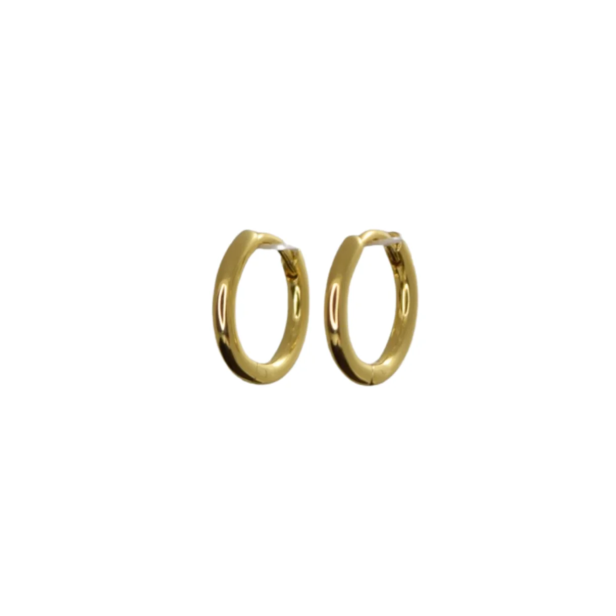 Zefina Zero 14k forgyldte små hoops/creoler, diameter ca. 1,5 cm
