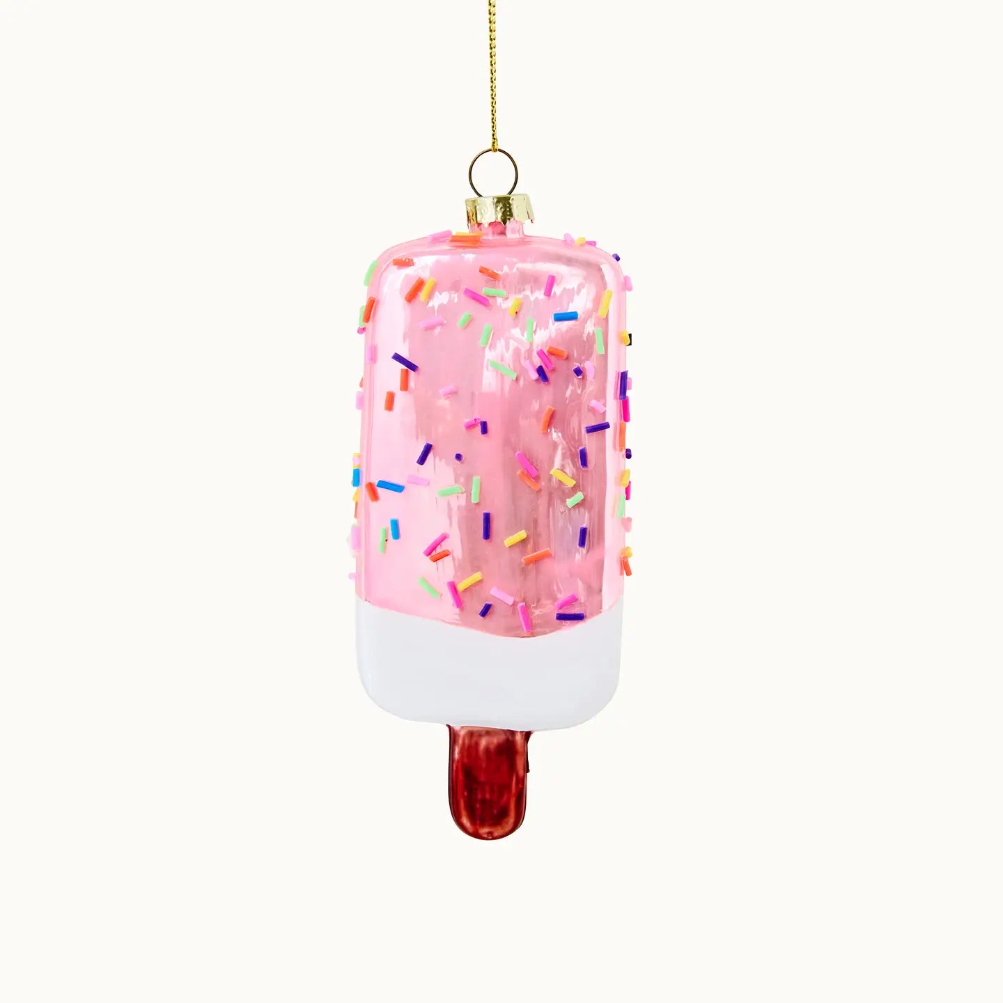 Alt-tekst: By Vivi Ornament Ice Cream – mundblæst glasjulepynt i pastelfarver