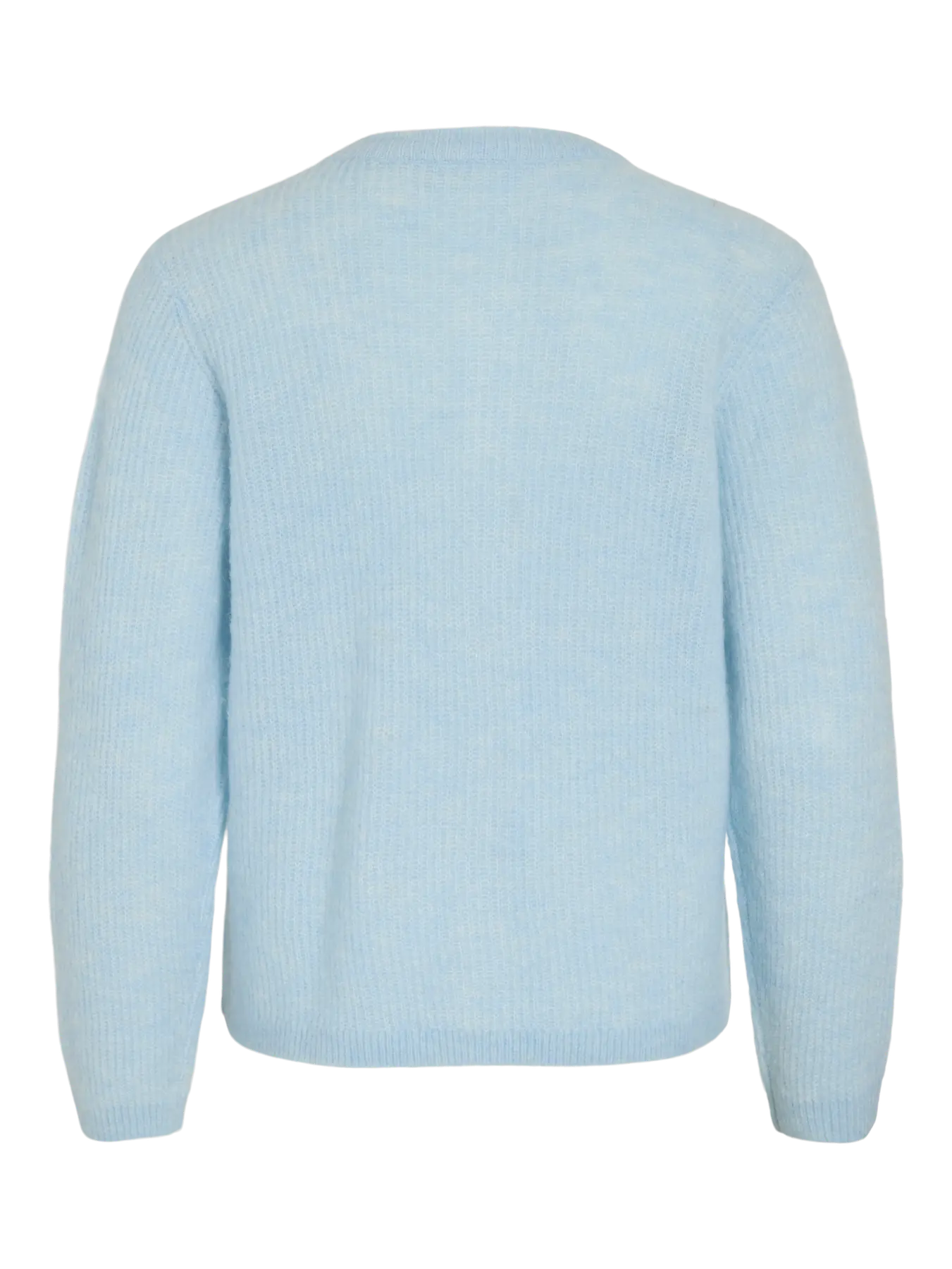 VILA blå meleret strik cardigan Nantucket Breeze Melange med knapper