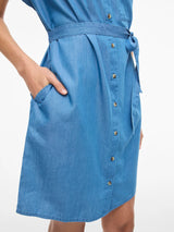 VILA sommerkjole i let denim