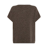 Strukturstrik vest med lommer – Mansted KOMMA Brown