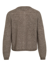 Bagfra: VILA VILORY knitted cardigan – melange look og regular pasform