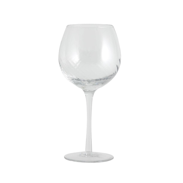 GARO vinglas klar glas fra Nordal med mønster