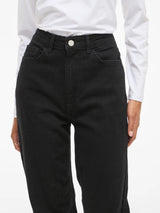 High waist straight jeans fra VILA med 90’er fit