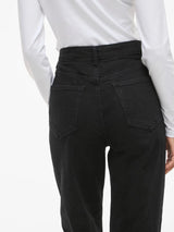 High waist straight jeans fra VILA med 90’er fit