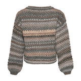 Kae Knit Cardigan fra Noella – ryg og voluminøse ærmer