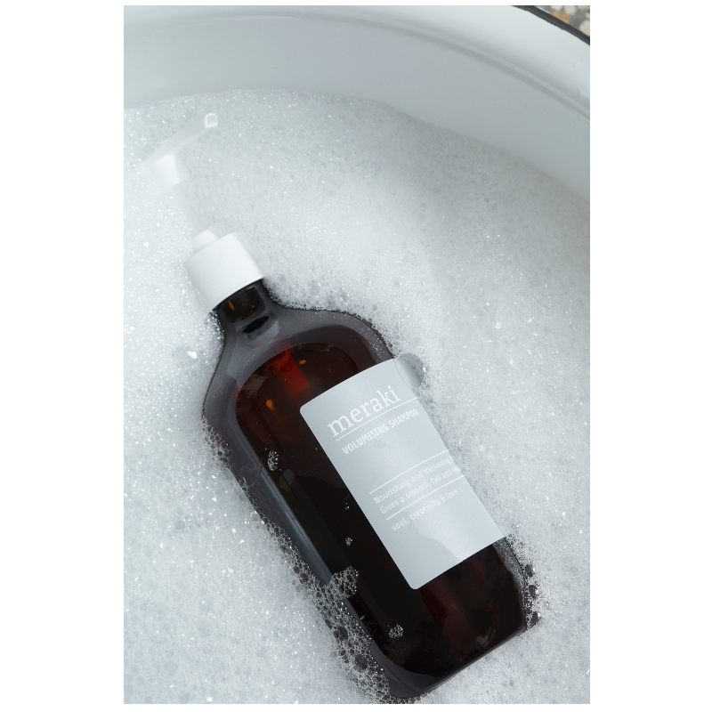 Meraki Volumising Shampoo 490 ml – volumengivende shampoo til fint/tyndt hår i pumpeflaske