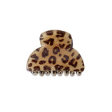 Kaz Small Hair Claw 6024 Creme Leo fra Black Colour