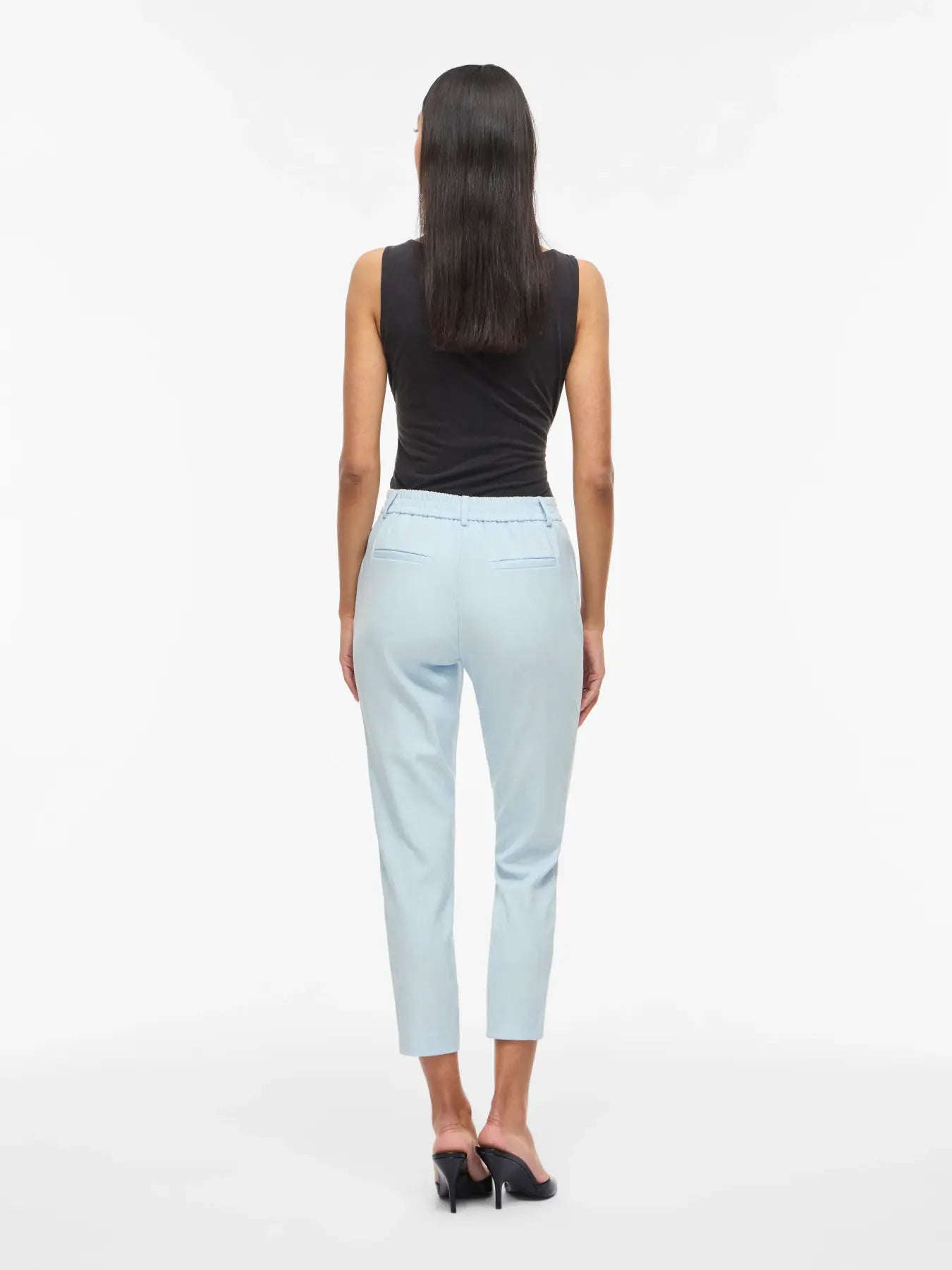 Elegante lyse bukser dame slim fit pasform