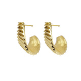 Zefina Denmark Stardust forgyldte øreringe