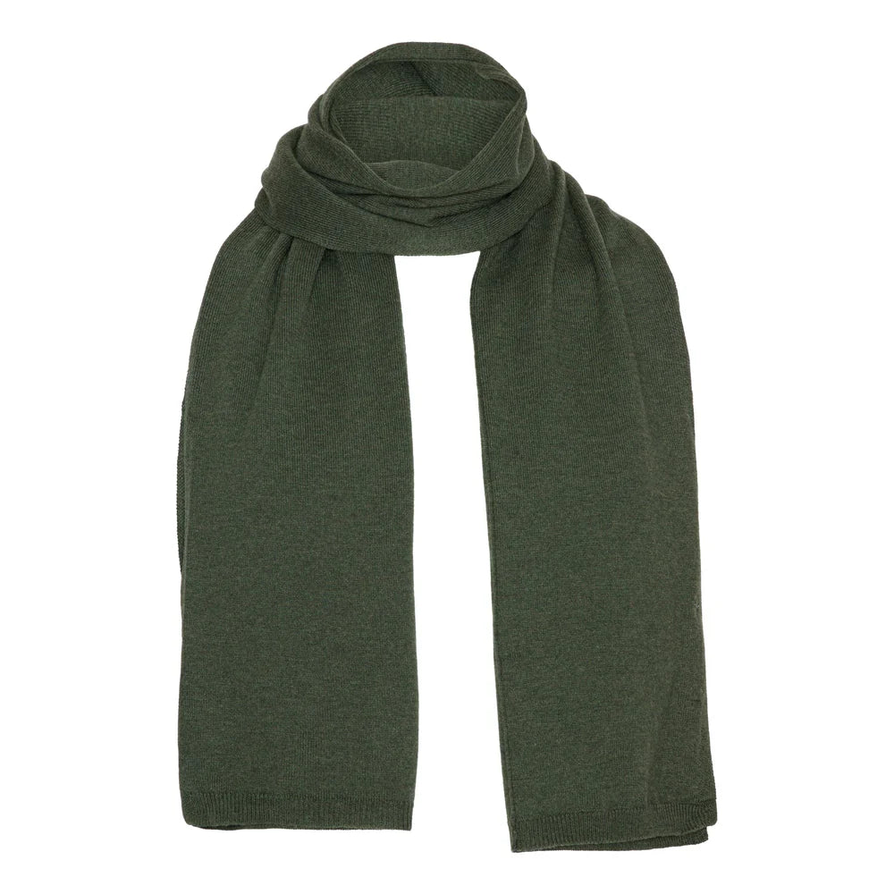 Mansted Ninu halstørklæde 23281 i Dusk – merino/bomuld med udvendig midtersøm, ca. 172 × 37 cm