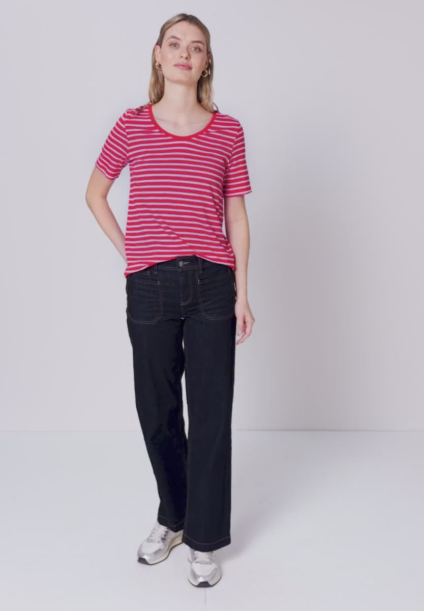 Street One Gerda t-shirt salsa red