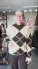VILA VITORIA HIGH NECK L/S CHECK 14119553 – Coffee Bean/Birch
