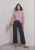 Street One fløjlsbluse i Vintage Blush