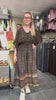 Cofur Lombok Dress S27 – sort småmønstret