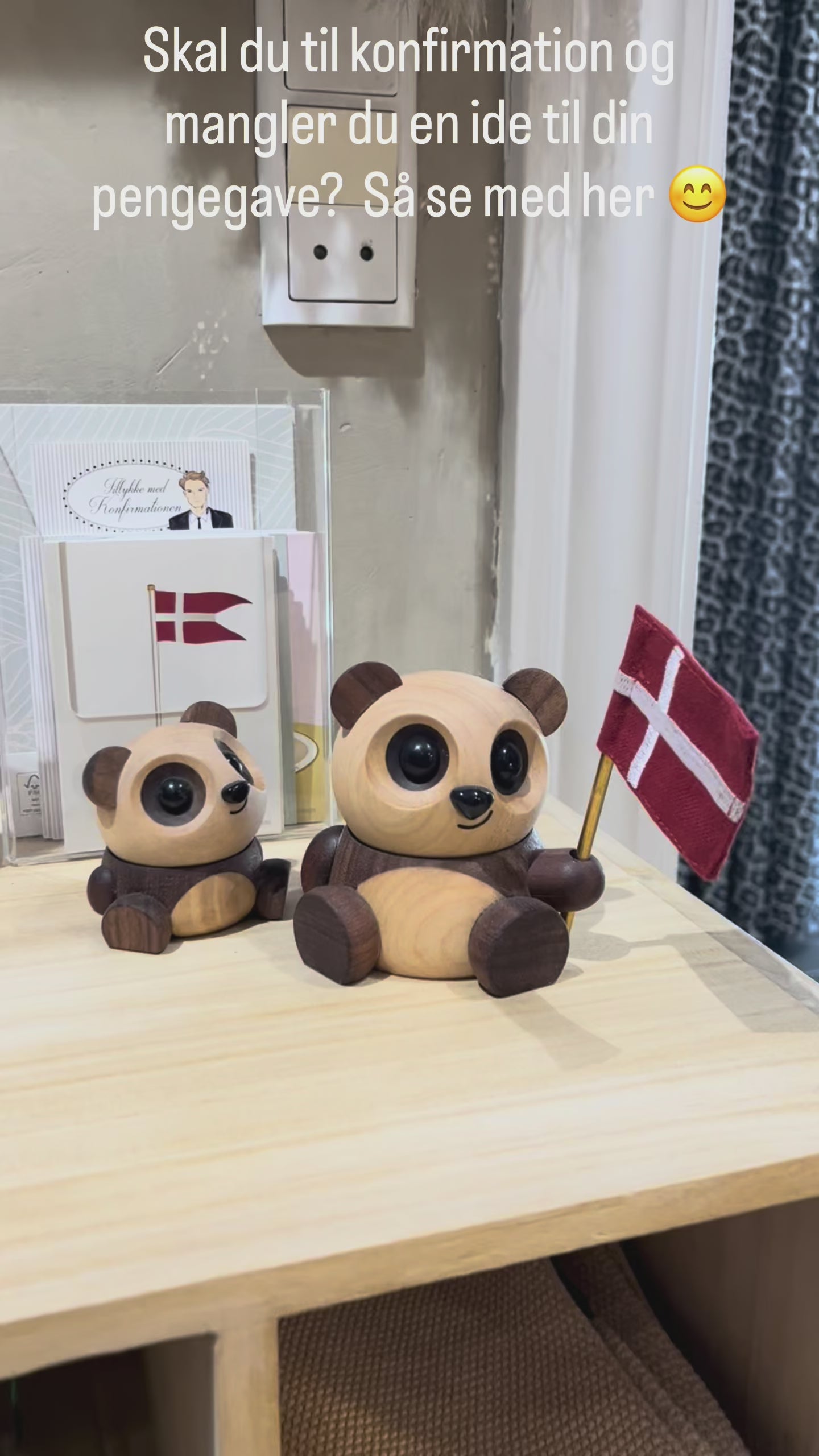 Håndlavet kort til konfirmationsgave