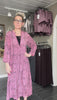 Cofur Goa Kaftan Dress rosa i indisk sarisilke