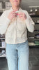 VIMERINDA 2/4 Shirt – Kortærmet Skjorte med Hæklet Look – Birch – VILA
