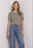 Street One finstrikket sweater i Clay Sand