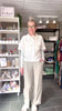 VIMERINDA 2/4 Shirt – Kortærmet Skjorte med Hæklet Look – Birch – VILA