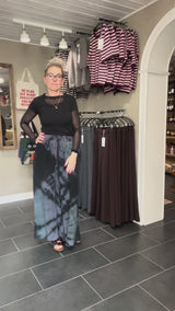 Cofur S666 wide leg bukser lilla og grå tie-dye OneSize