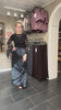 Cofur S666 wide leg bukser lilla og grå tie-dye OneSize