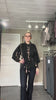 Cofur New Yorker Kimono beige og sort unika silkekimono XS