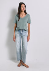 Street One t-shirt stylet med jeans – casual look