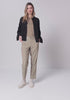 Street One damechino med mid waist, slim legs og sidelommer i Light Terra Mocha