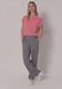 Street One ærmeløs chenille pullover 303499 i striking coral – pullunder til layering