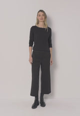 Street One Basic shirt New Lanea 324176 – langærmet bluse med bådhals