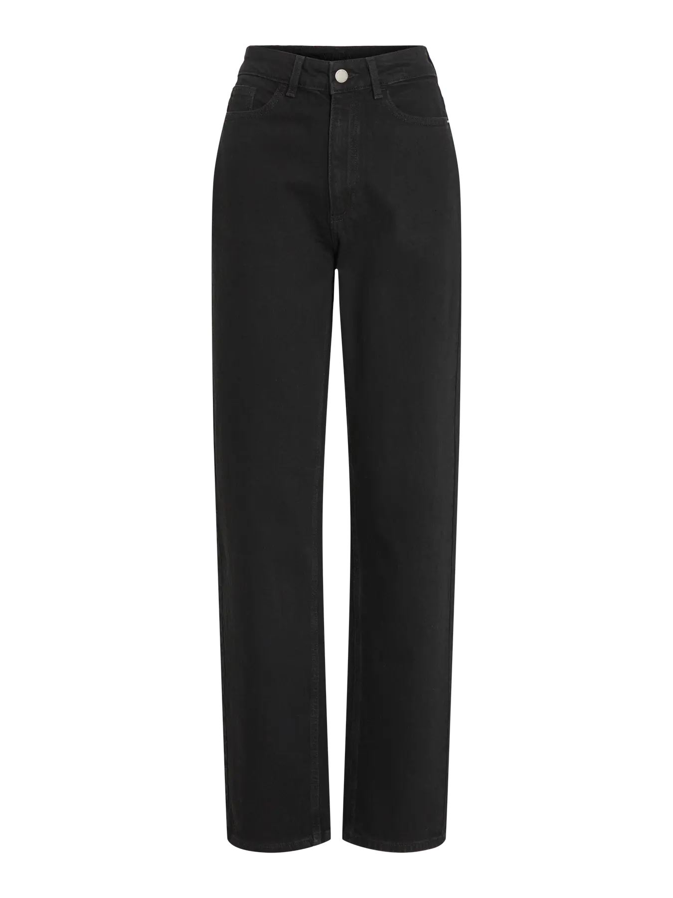 VILA VIKELLY JAF straight jeans i sort denim