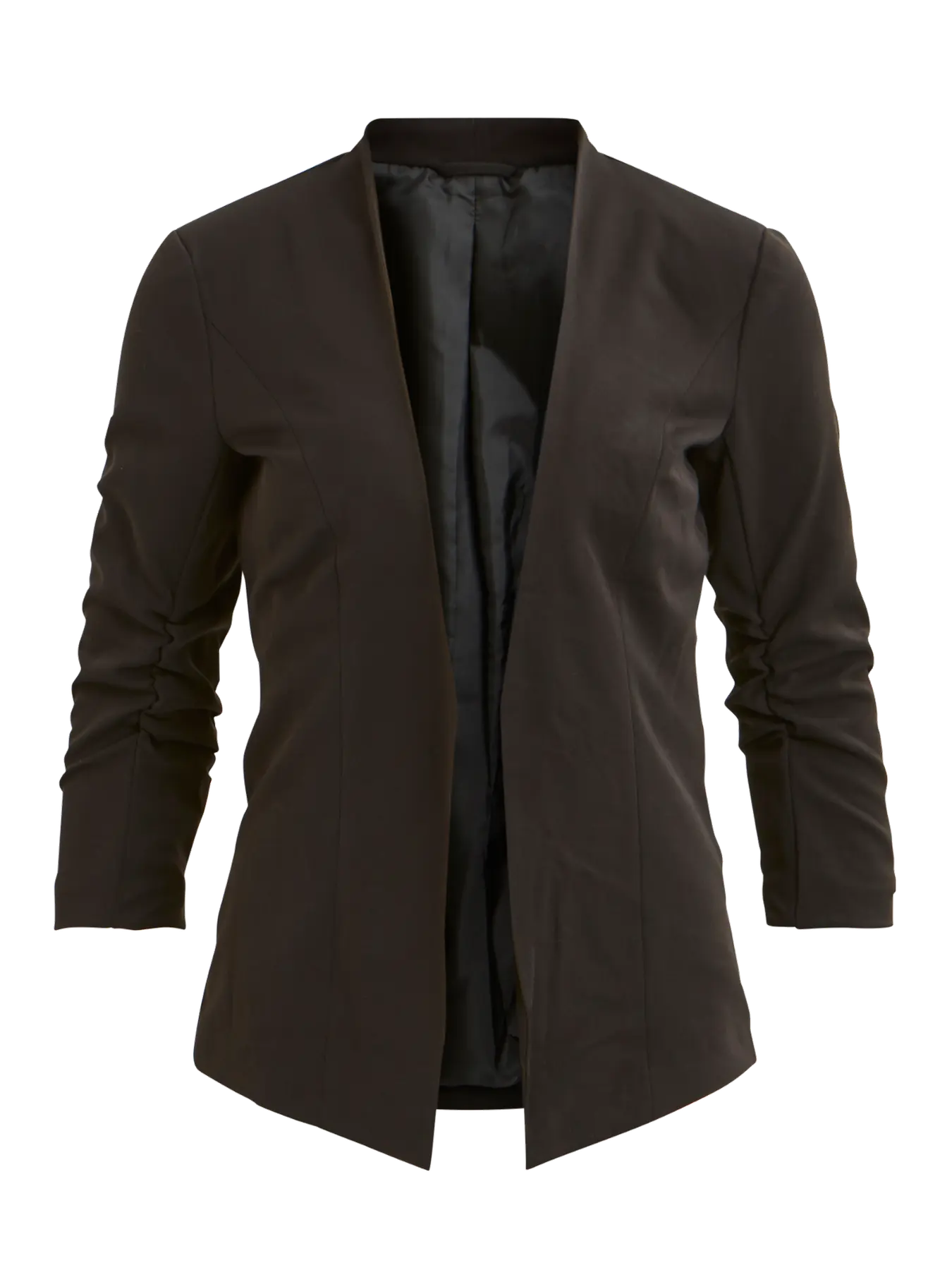 VILA VIHER NEW 3/4 Blazer 14039434 i sort – regular fit, 3/4-ærmer, foret