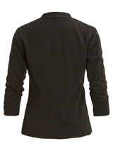 VILA VIHER NEW 3/4 Blazer 14039434 i sort – regular fit, 3/4-ærmer, foret