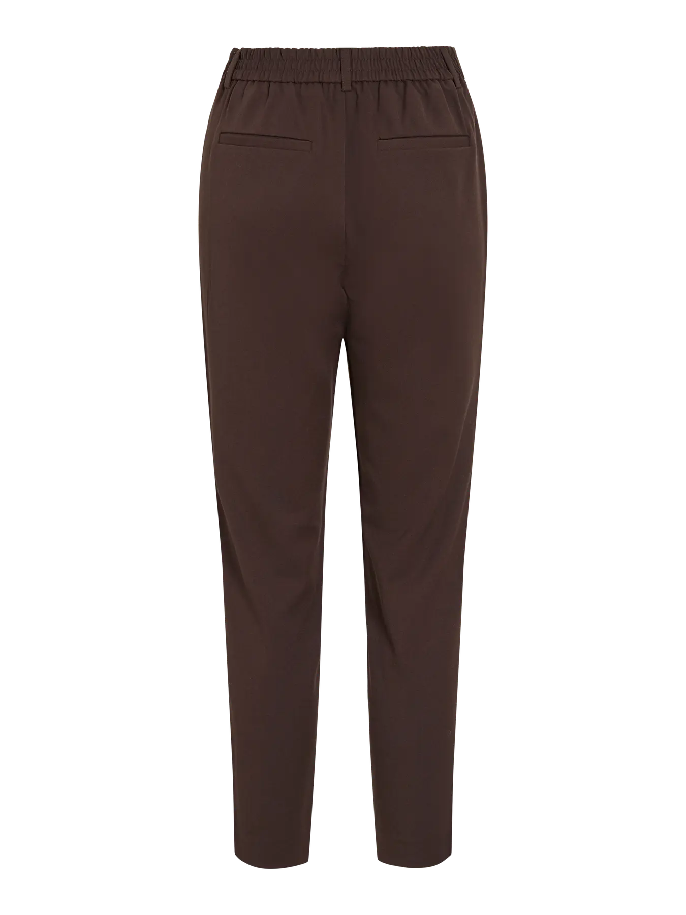 VIVARONE slim fit bukser – høj talje, Coffee Bean