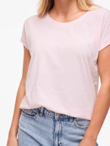 VILA VIDREAMERS T-shirt i cherry blossom med rund hals