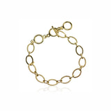 Rings II forgyldt armbånd fra Zefina Denmark i 14 kt guld