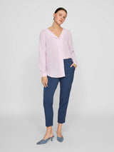 VILA VIVARONE HW Slim Pant 14087406 – Vintage Indigo