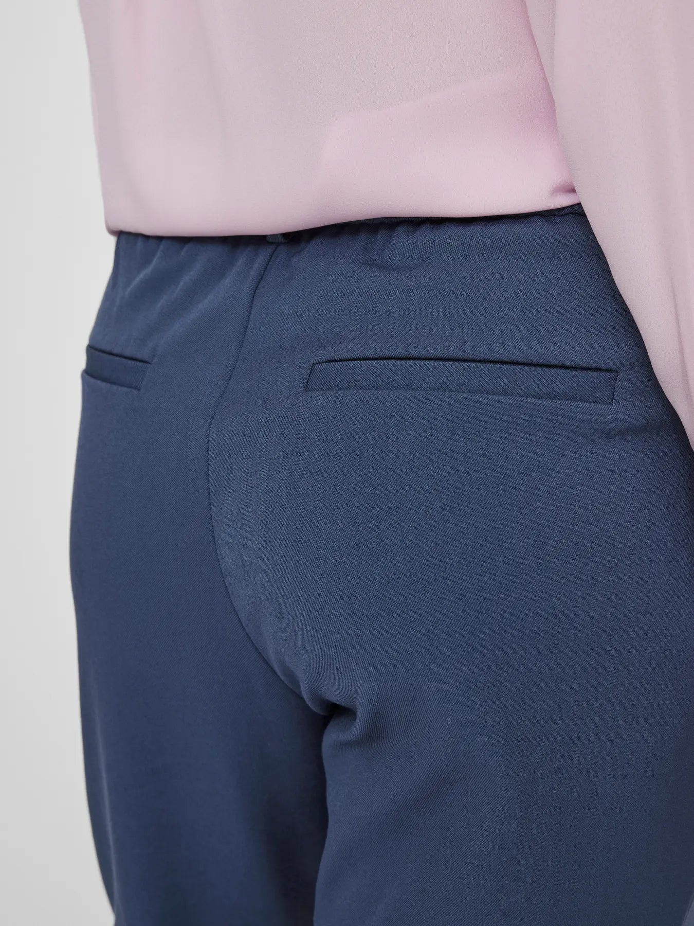 VIVARONE slim fit bukser – høj talje, Vintage Indigo