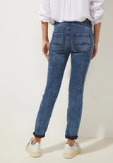 Street One York HW jeans 376542 – dark indigo, slim fit, high waist, L30