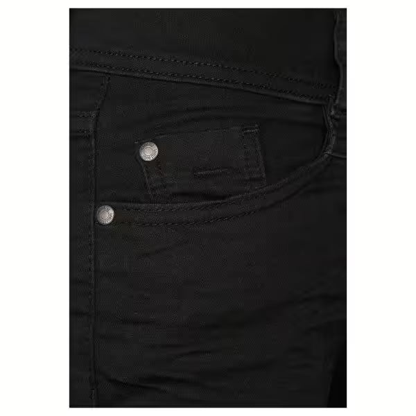 Street One York HW jeans i sort – model 376539 med høj talje og stretch