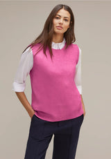 Street One - strik-sweater vest