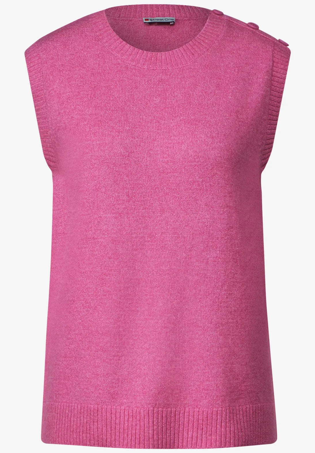 Street One - strik-sweater vest