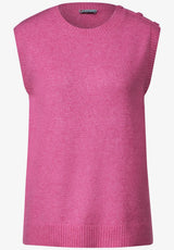 Street One - strik-sweater vest