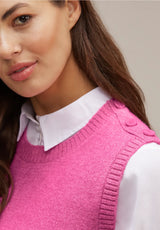 Street One - strik-sweater vest