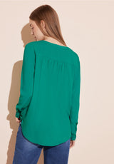 Street One - Basis blouse - Intense Aqua