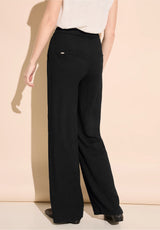 Street One - Crash pant med brede ben