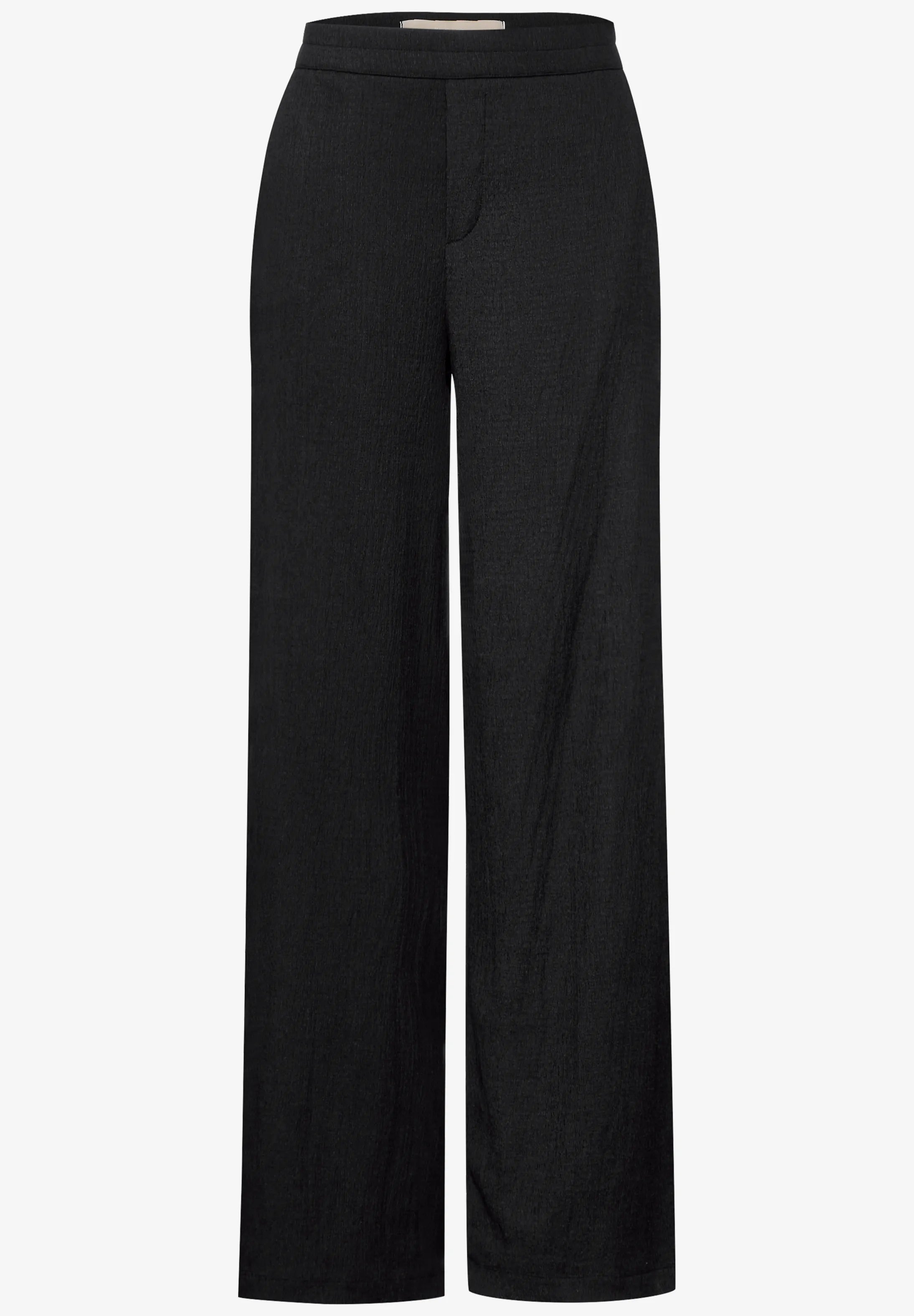 Street One - Crash pant med brede ben