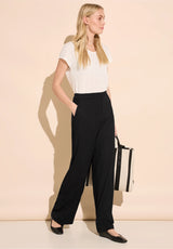 Street One - Crash pant med brede ben