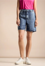 Street One - denim shorts Lyocell - style BONNY, cashual fit, HW